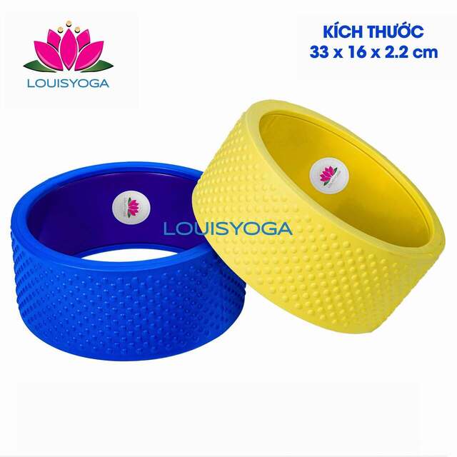 Vòng tập yoga gai cao cấp nhiều 15x34 cm - cao cấp,thư giãn, mở vai - Thương hiệu LOUIS YOGA
