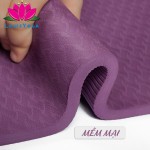 Thảm tập yoga 8mm  chất liệu TPE an toàn khi sử dụng dộ bám cao - Thương hiệu LOUIS YOGA